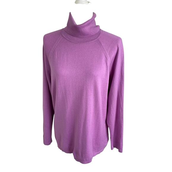 Nordstrom Studio 121 100% Extra Fine Merino Wool Turtleneck Sweater Size XL - Picture 3 of 12